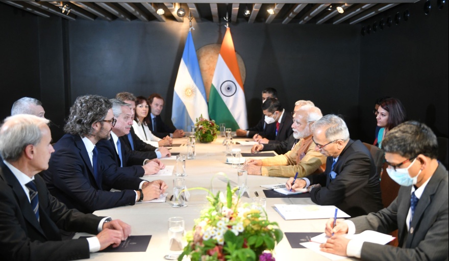 Canciller Cafiero: “Va a ser un año de exportaciones récord a la India"