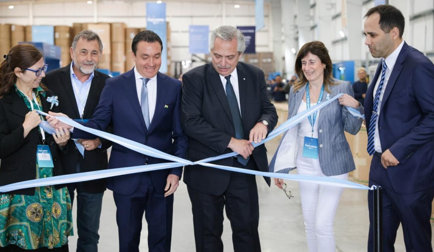 Alberto Fernández inauguró "ExpoPyme 2022:BNA Conecta" en Florencio Varela