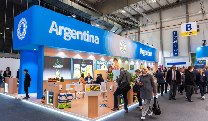 Frutihortícolas argentinos promocionan en Alemania sus productos en la feria más importante del sector
