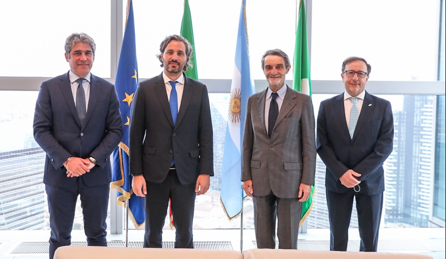 Cafiero se reunió en Milán con el presidente de la Región Lombardía y anunció misiones comerciales para mujeres empresarias, el sector alimenticio y las startups
