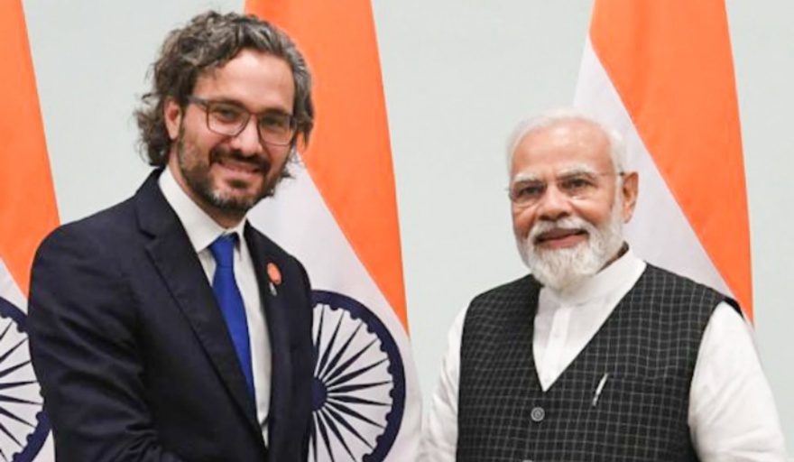 Cafiero se reunió con el Primer Ministro Modi y coincidieron en la "importancia estratégica" del vínculo entre América Latina e India