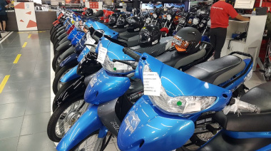 La venta de motos 0km cayó en agosto a nivel mensual e interanual