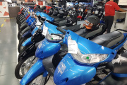 La venta de motos 0km cayó en agosto a nivel mensual e interanual