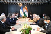 Canciller Cafiero: “Va a ser un año de exportaciones récord a la India"