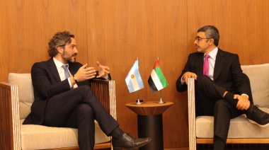 Cafiero se reunión en Nueva York con canciller de Emiratos: Eje en inversiones productivas