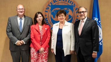 Batakis se reunió con Georgieva, David Lipton y funcionarios del tesoro