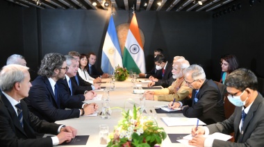 Canciller Cafiero: “Va a ser un año de exportaciones récord a la India"