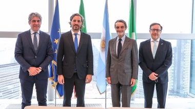 Cafiero se reunió en Milán con el presidente de la Región Lombardía y anunció misiones comerciales para mujeres empresarias, el sector alimenticio y las startups