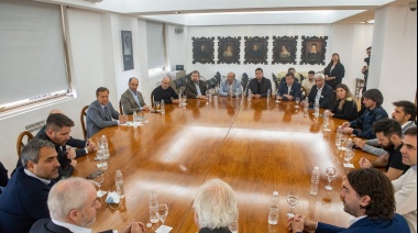 Suarez recibió a representantes de empresas líderes en economía del conocimiento