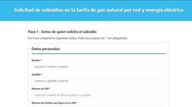 HOY VENCE EL PLAZO PARA ANOTARSE EN LOS SUBSIDIOS DE LUZ Y GAS